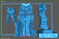 Batman on Hawk - STL File for 3D Print - maco3d