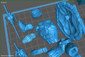 TMNT Teenage Mutant Ninja Turtle Diaroma - STL File for 3D Print - maco3d