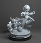 Mega Man and Rush - STL File for 3D Print - maco3d