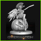 Witch Mercy - STL File for 3D Print - maco3d