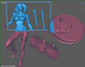 Harley Quinn Gotham City Sirens - STL File for 3D Print - maco3d