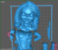 Tiffany Bride of Chucky - STL File for 3D Print - maco3d