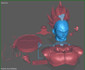 Vegeta Bust Dragon Ball Z - STL File for 3D Print - maco3d