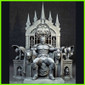 Batman on Throne - STL File for 3D Print - maco3d