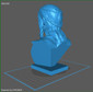 Game of Thrones Daenerys Targaryen Bust - STL File for 3D Print - maco3d