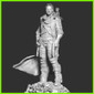 Peter Quill Star Lord Statue - STL File for 3D Print - maco3d
