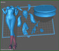 Harley Quinn Sexy Bunny Statue - STL File for 3D Print - maco3d