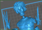 Edward Scissorhands - STL File for 3D Print - maco3d