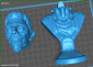 Frankenstein Funny Bust - STL File for 3D Print - maco3d