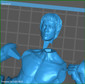 Bruce Lee Dragon Kick - STL File for 3D Print - maco3d