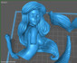 Little Mermaid Diorama - STL File for 3D Print - maco3d