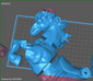 Link Zelda Statue - STL File for 3D Print - maco3d