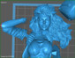 Rogue X-Men Statue - STL File for 3D Print - maco3d