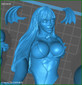 Morrigan Aensland Sexy Statue - STL File for 3D Print - maco3d