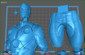 Nova Richard Rider Statue - STL File for 3D Print - maco3d