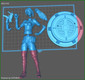 Jessie Rasberry Final Fantasy - STL File for 3D Print - maco3d