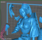 Android 18 Samurai Dragon Ball - STL File for 3D Print - maco3d