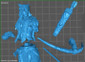 Matoka Warrior Mortal Kombat - STL File for 3D Print - maco3d