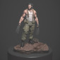 Hugh Jackman Logan the Soldier - STL File for 3D Print - maco3d