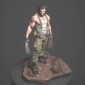 Hugh Jackman Logan the Soldier - STL File for 3D Print - maco3d