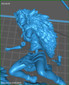 Princess Mononoke - STL File for 3D Print - maco3d