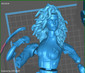 Rogue X-Men Statue - STL File for 3D Print - maco3d