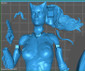 Batwoman Statue - STL File for 3D Print - maco3d