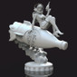 Nuka Cola Statue - STL File for 3D Print - maco3d