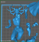 Hela Ragnarok Statue + Bust - STL File for 3D Print - maco3d