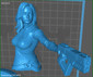 Miranda Lawson Mass Effect - STL File for 3D Print - maco3d