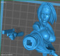 Faye Cowboy Bebop - STL File for 3D Print - maco3d