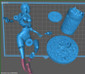 Faye Cowboy Bebop - STL File for 3D Print - maco3d