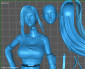 Tifa FF7 Remake Statue - STL File for 3D Print - maco3d