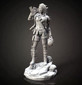 Girl Terminator Statue - STL File for 3D Print - maco3d