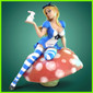Alice in Wonderland Statue - STL File for 3D Print - maco3d