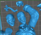 Goku vs Tao Pai Pai Dragon Ball Statue - STL File for 3D Print - maco3d