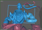 Alphonse Elric Diorama - STL File for 3D Print - maco3d