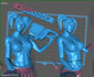 Lollipop Chainsaw Statue - STL File for 3D Print - maco3d