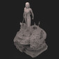 Ellie The Last of Us Diorama - STL File for 3D Print - maco3d