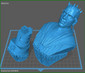 Darth Maul Star Wars Bust - STL File for 3D Print - maco3d
