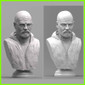 Breaking Bad Walter White Bust - STL File for 3D Print - maco3d