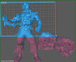 Akuma Street Fighter Statue - STL File for 3D Print - maco3d