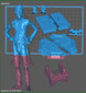 Joker the Gotham Statue - STL File for 3D Print - maco3d