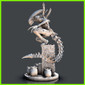 Alien Warrior Statue - STL File for 3D Print - maco3d