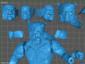 Wolverine X-Men Statue - STL File for 3D Print - maco3d