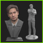 The X Files Mulder - STL File for 3D Print - maco3d