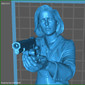 The X Files Scully - STL File for 3D Print - maco3d