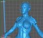 Hellraiser Hell Priestess Statue - STL File for 3D Print - maco3d