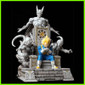 Vegeta on Throne Statue - STL File for 3D Print - maco3d