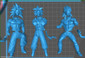 Dragonball GT Diorama - STL File for 3D Print - maco3d